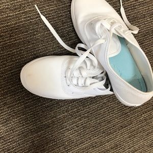 Vans white size 6 women